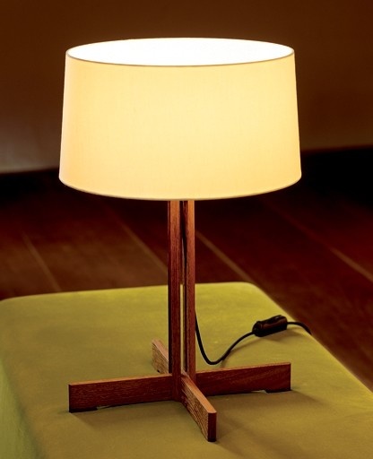 Wooden floor lamp Mini